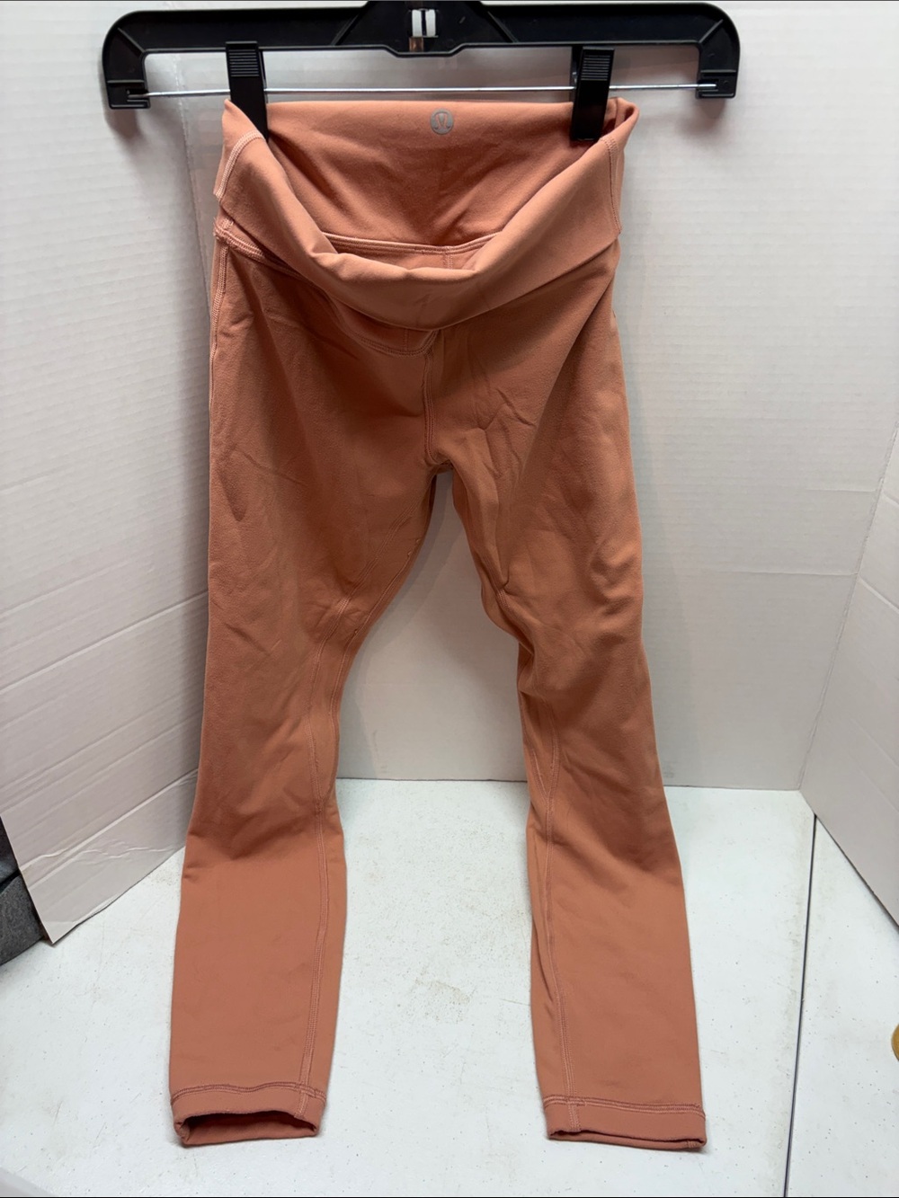 lululemon athletica Ironically Peach Logo Leggings - Peach
